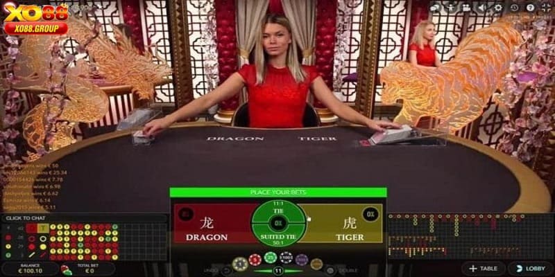 Rồng hổ XO88 có giá trị tiền thưởng “siêu to khổng lồ”